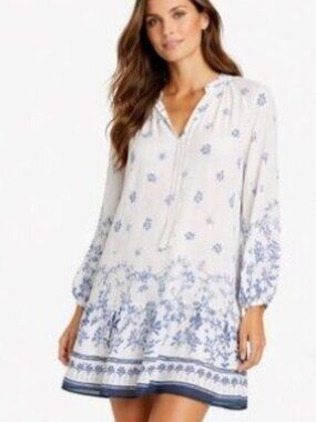 🎉NWT🎉Rachel Zoe Blue/White Floral Mini Dress